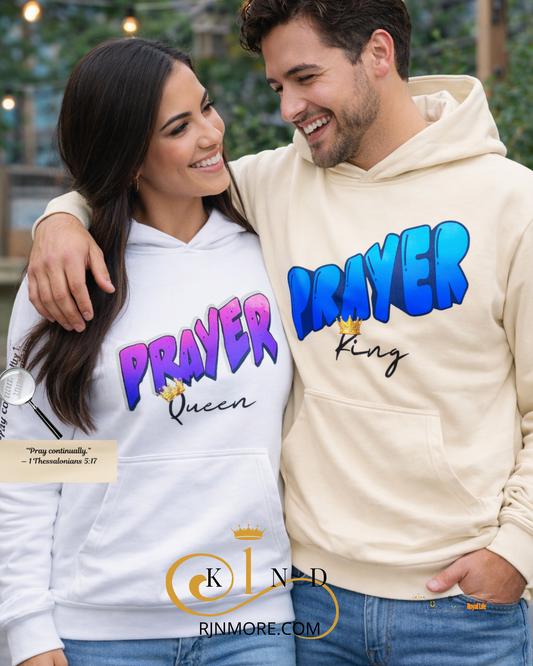 Prayer King Urban hoodie - 1kind by Rj