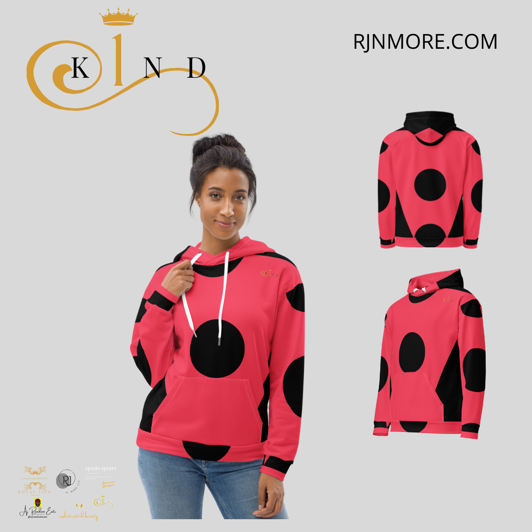 Domino Hoodie - Pink - 1kind by Rj