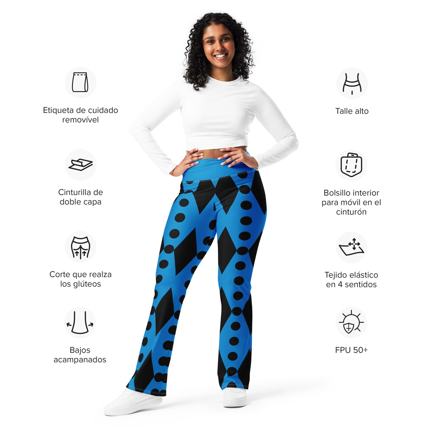 Flare leggings - Blue - 1kind by Rj