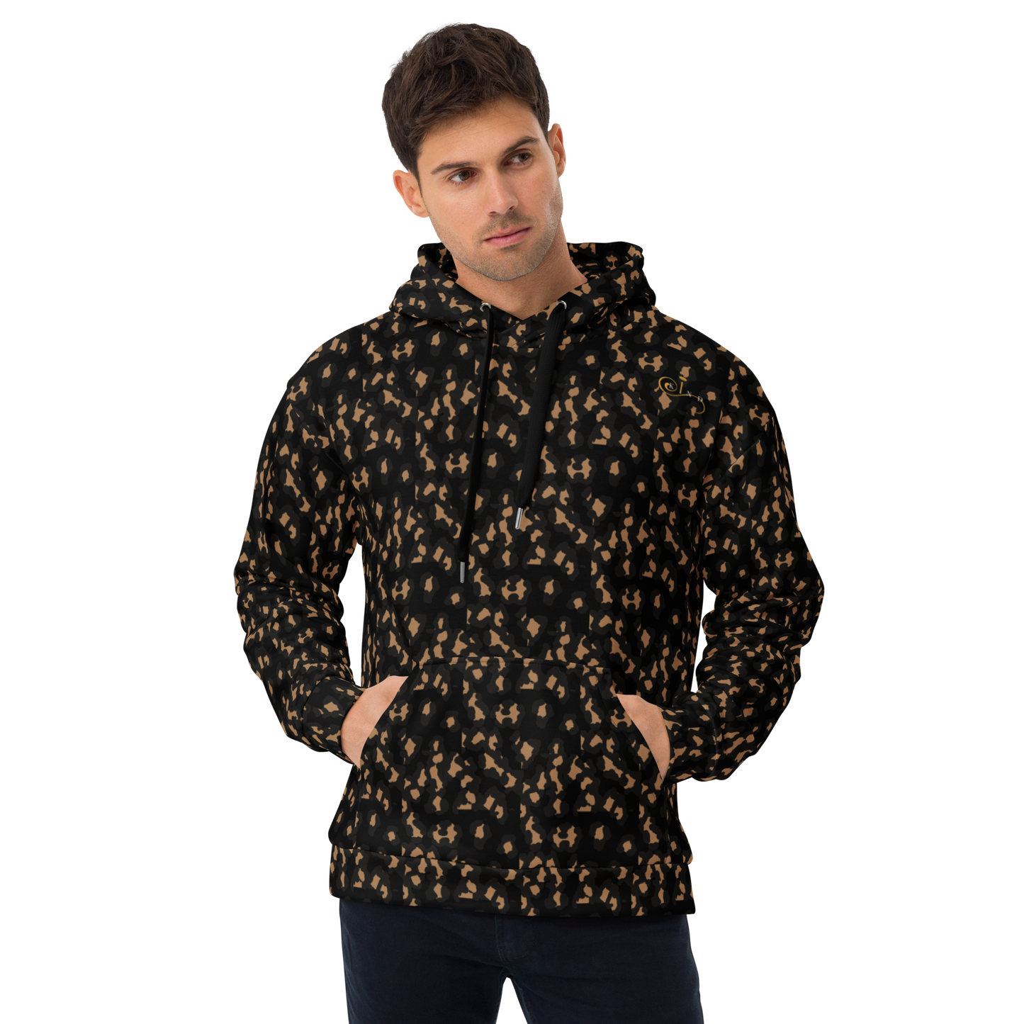 Cheetah Run Hoodie - 1kind by Rj (Black)