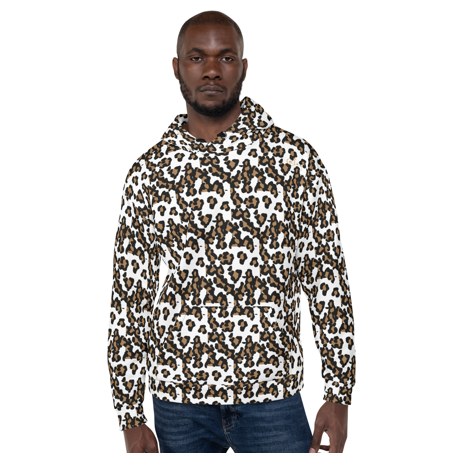 Cheetah Run Hoodie - 1kind by Rj(White)