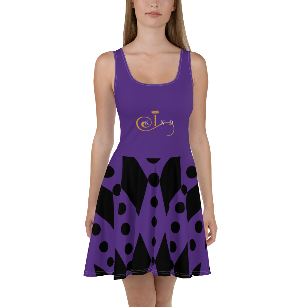 Skater Dress - Purple - 1kind by Rj