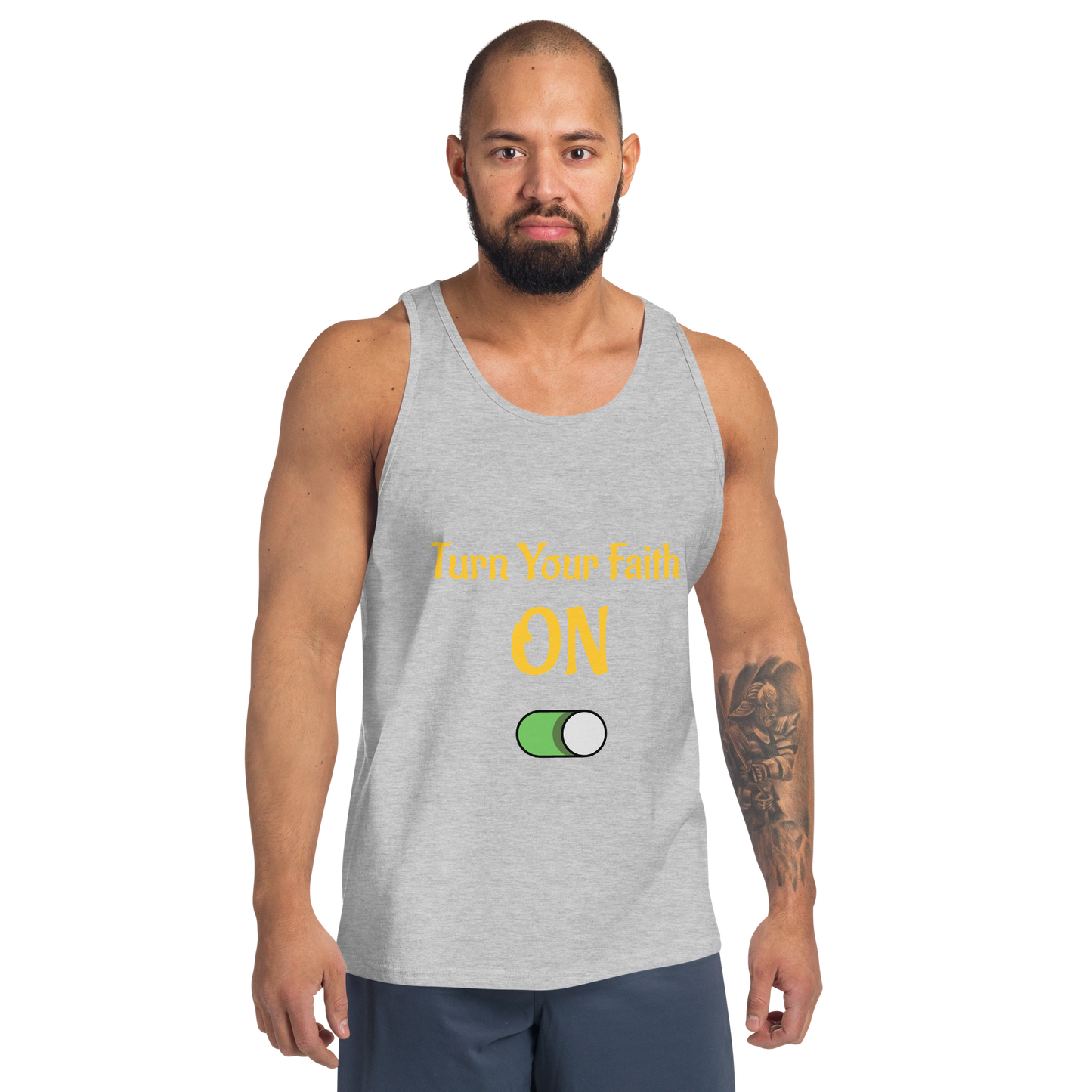 Turn Your Faith On Tank Top - 1kind by Rj