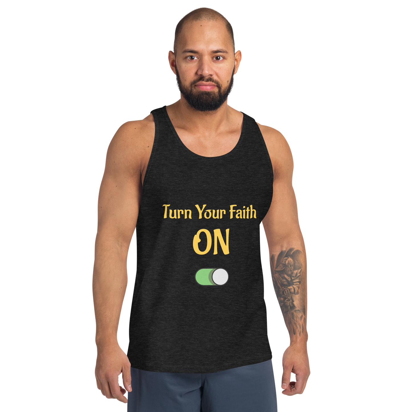 Turn Your Faith On Tank Top - 1kind by Rj