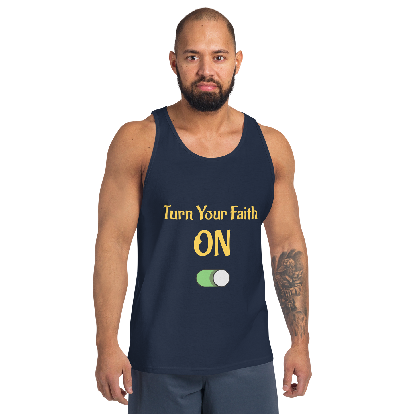 Turn Your Faith On Tank Top - 1kind by Rj