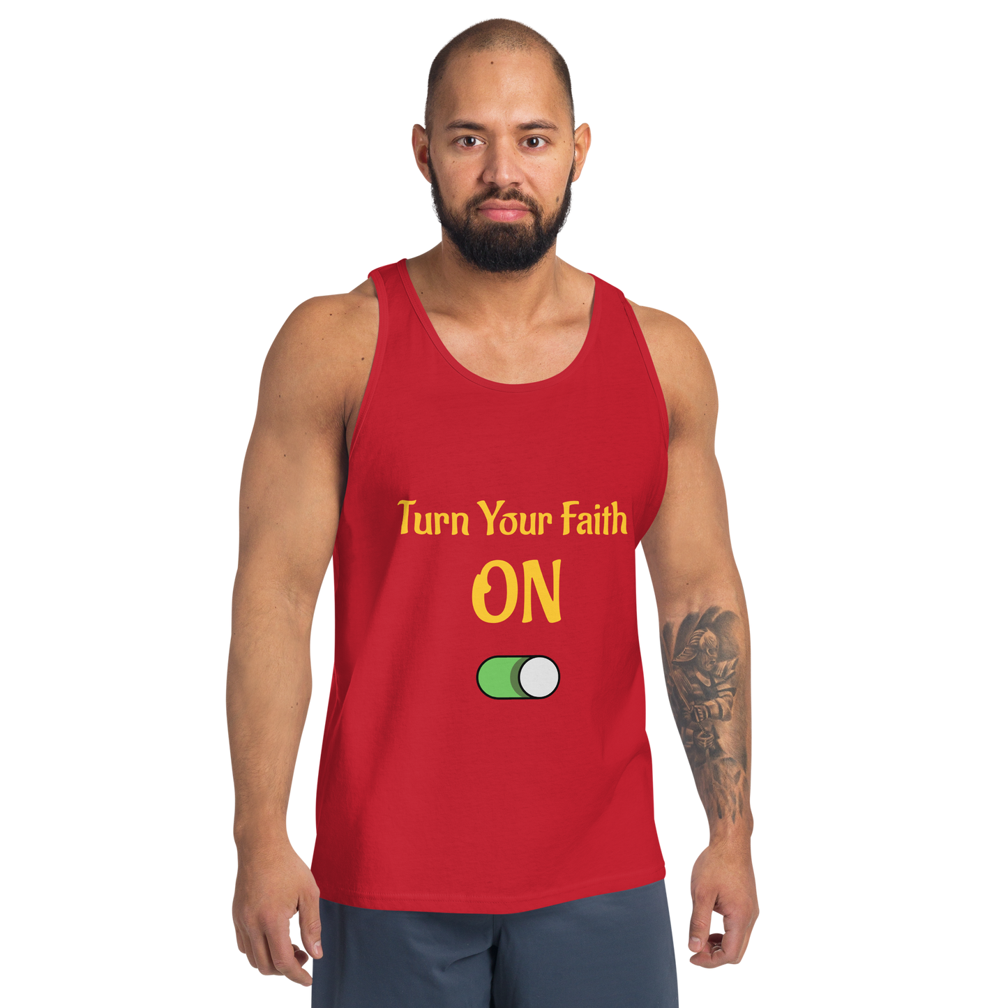 Turn Your Faith On Tank Top - 1kind by Rj