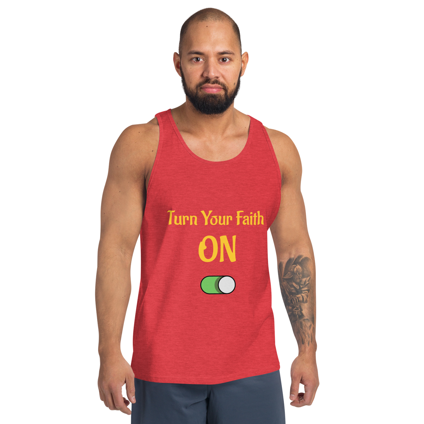 Turn Your Faith On Tank Top - 1kind by Rj