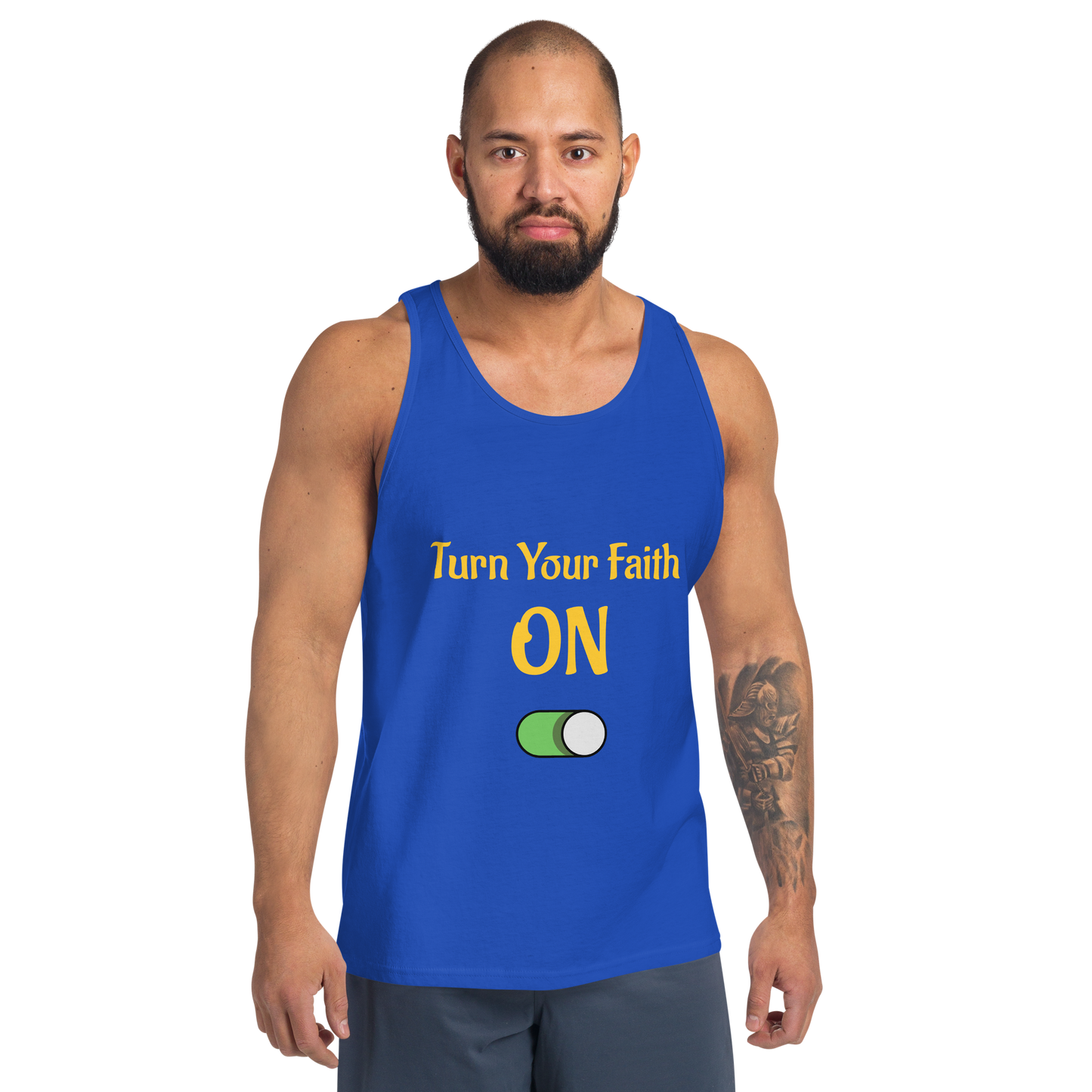 Turn Your Faith On Tank Top - 1kind by Rj