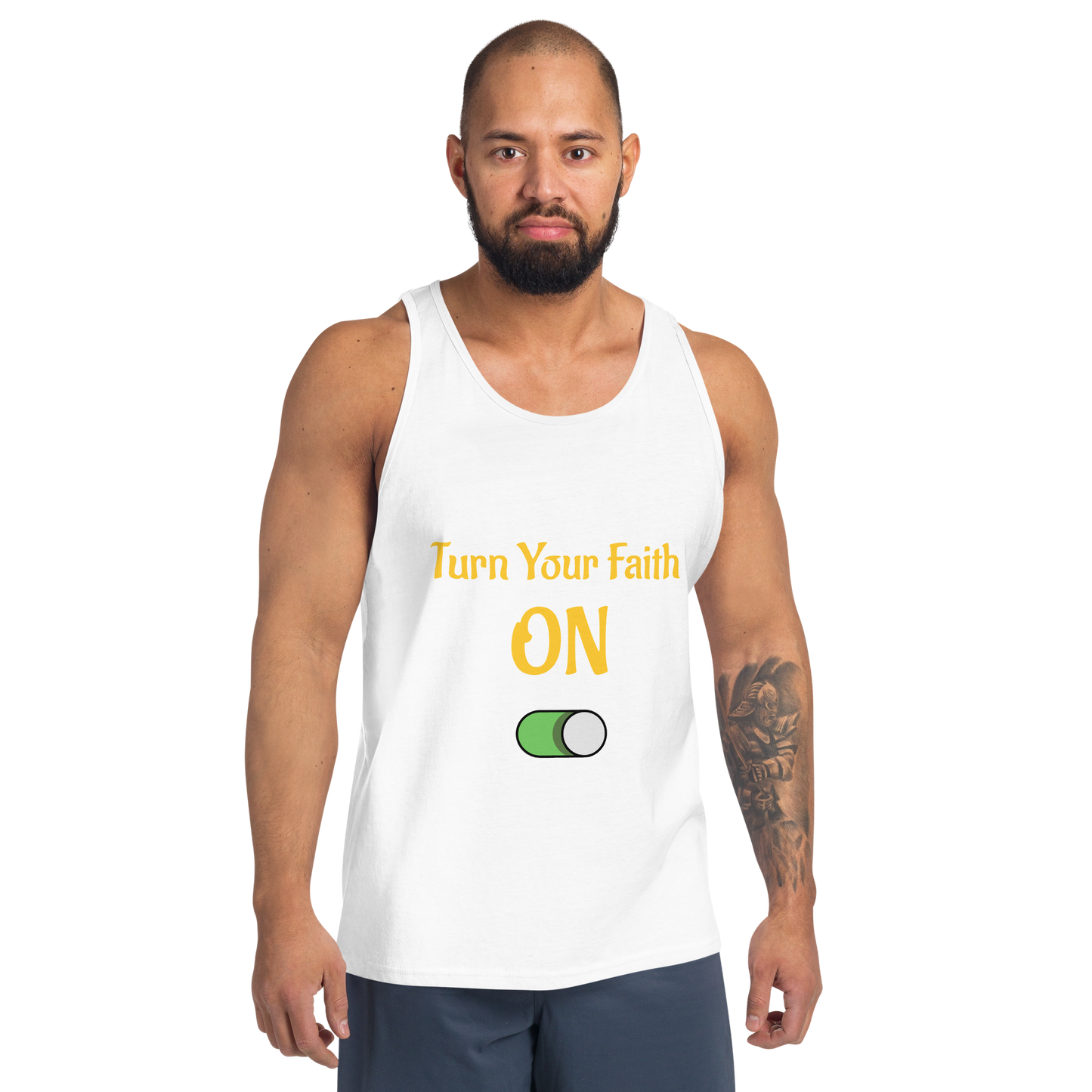 Turn Your Faith On Tank Top - 1kind by Rj