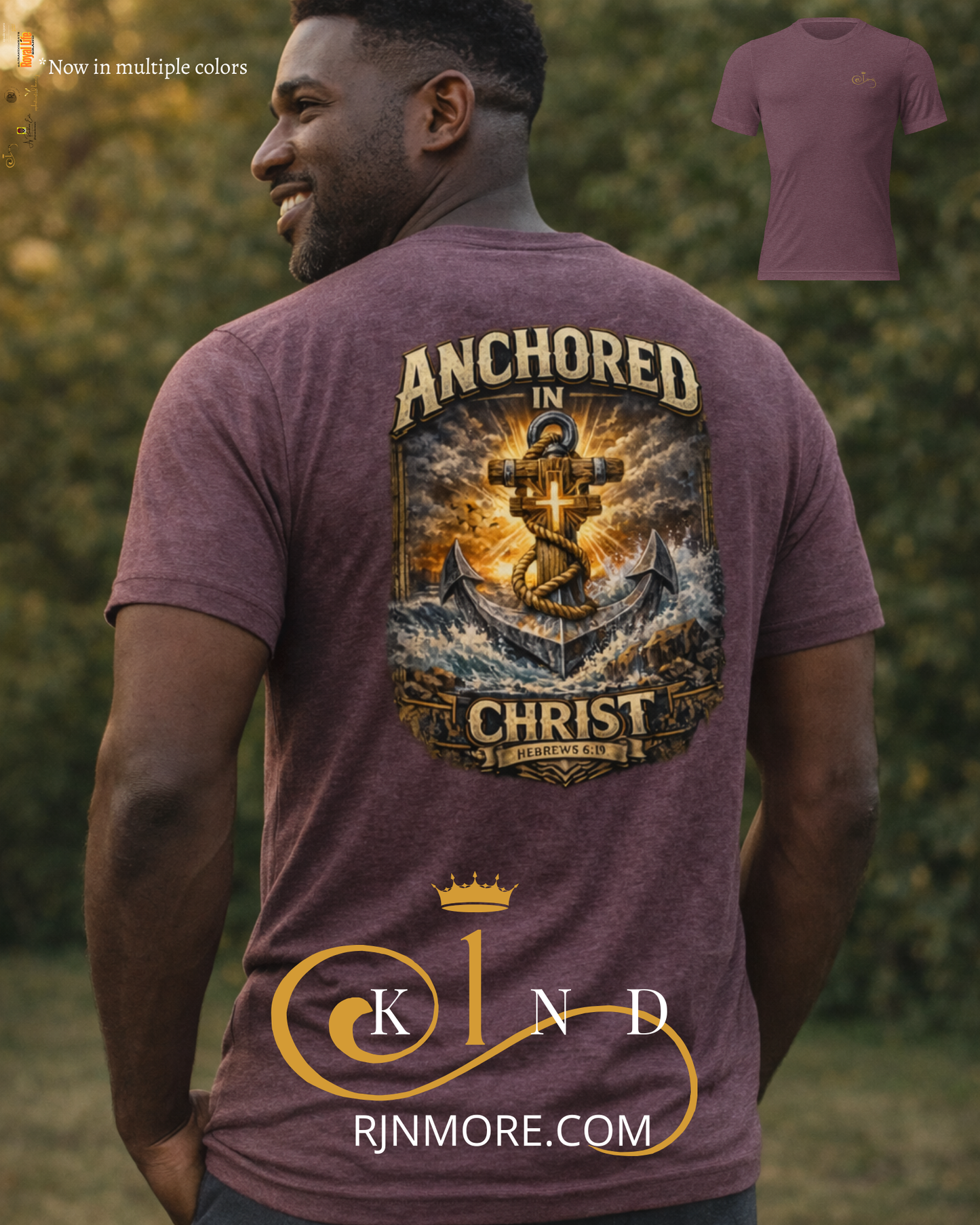 Soul Anchored Tshirt - 1kind by Rj