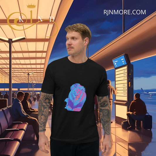 Lion Short Sleeve T-shirt - 1Kind by Rj