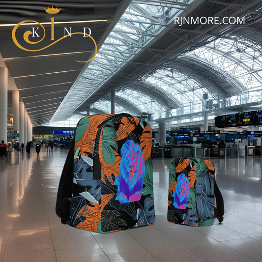 Lion/Judah - 1kind by Rj - Minimalist Backpack