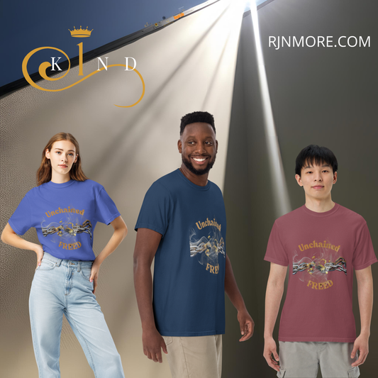 Unchained & Freed - 1kind by Rj - Garment-dyed t-shirt