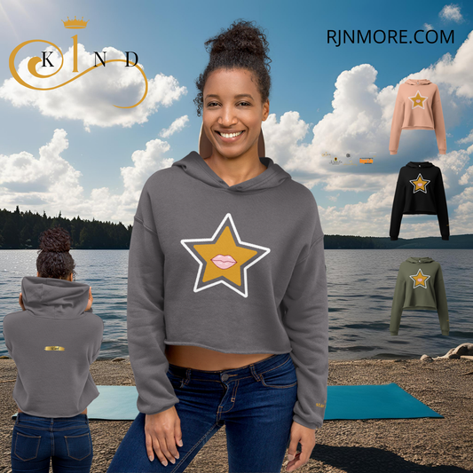 Star Kissed Crop Hoodie - 1kind by Rj