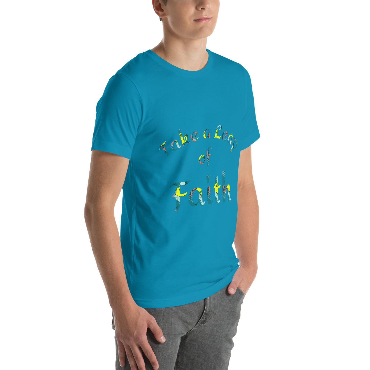 Take a Leap Unisex T-shirt - 1kind by Rj