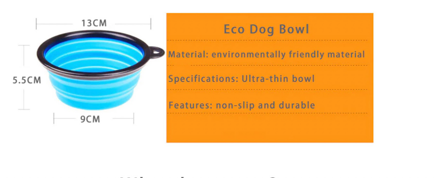 Foldable Silicone Pet Bowl