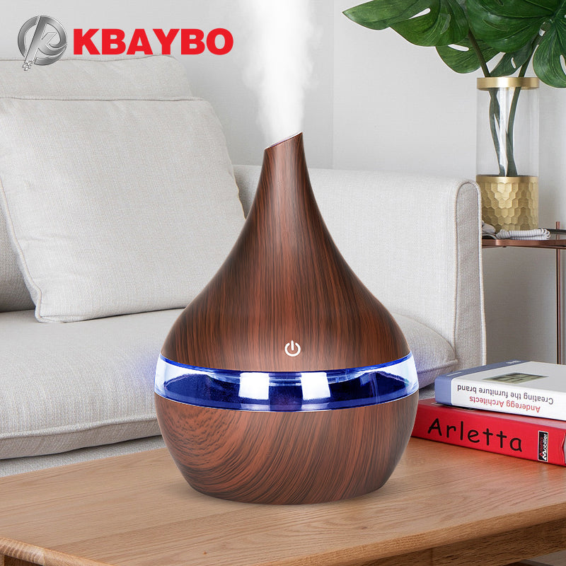 Wood Grain Ultrasonic Air Humidifier