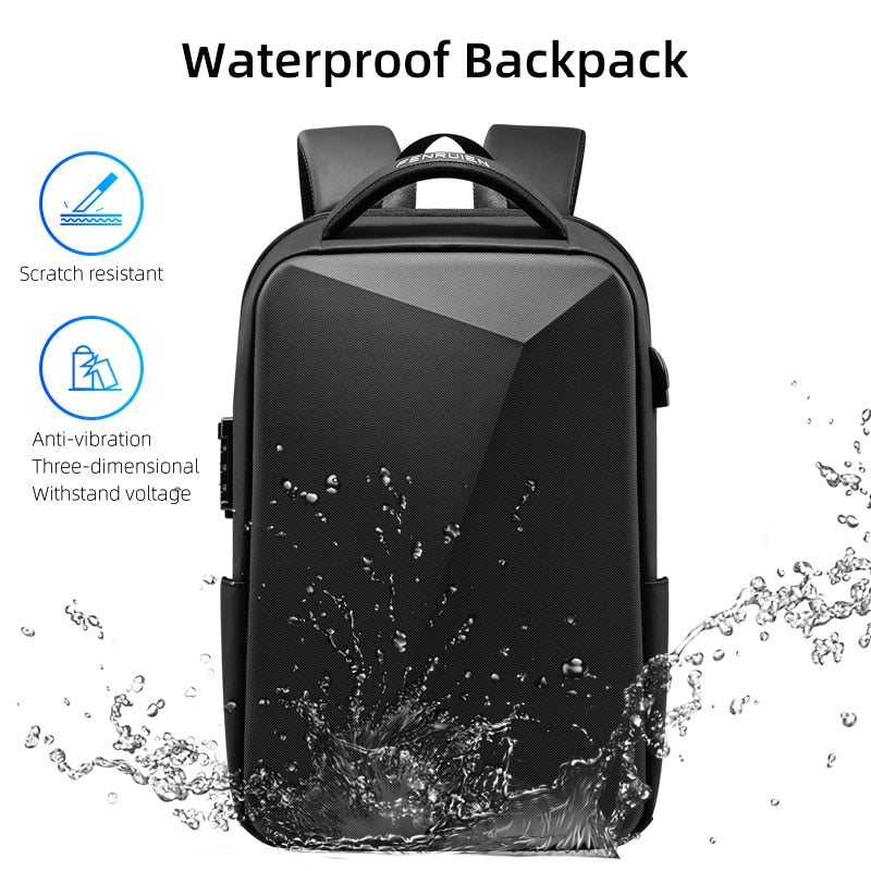 Fenruien Brand Laptop Backpack Anti-theft (Waterproof)