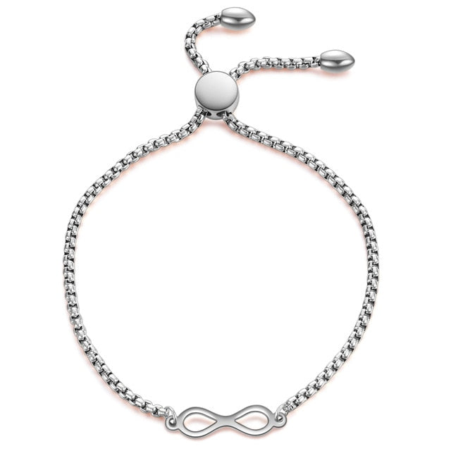 Stainless Steel Love Heart Bracelets