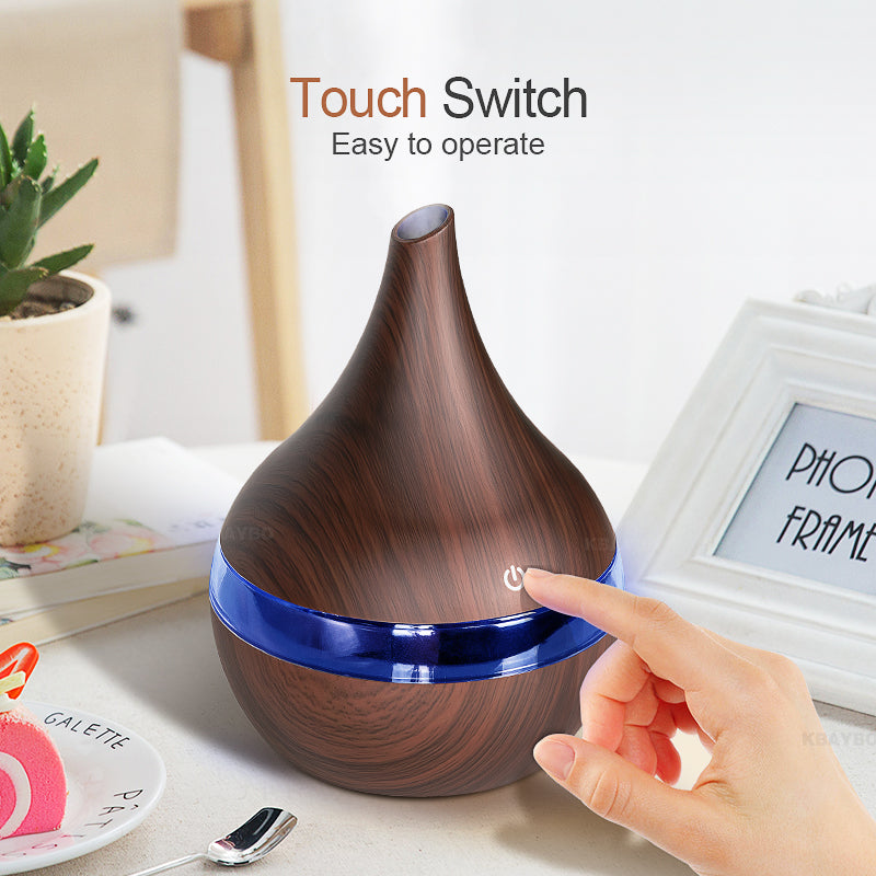 Wood Grain Ultrasonic Air Humidifier